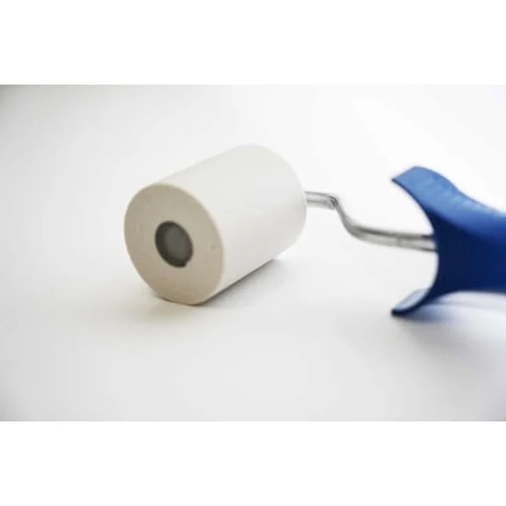 A.S. Création Andrückroller aus PU-Schaum, 4,5 cm breite Andrückwalze zur Blasen- und Faltenentfernung beim Tapezieren, blau, weiß – Bild 4