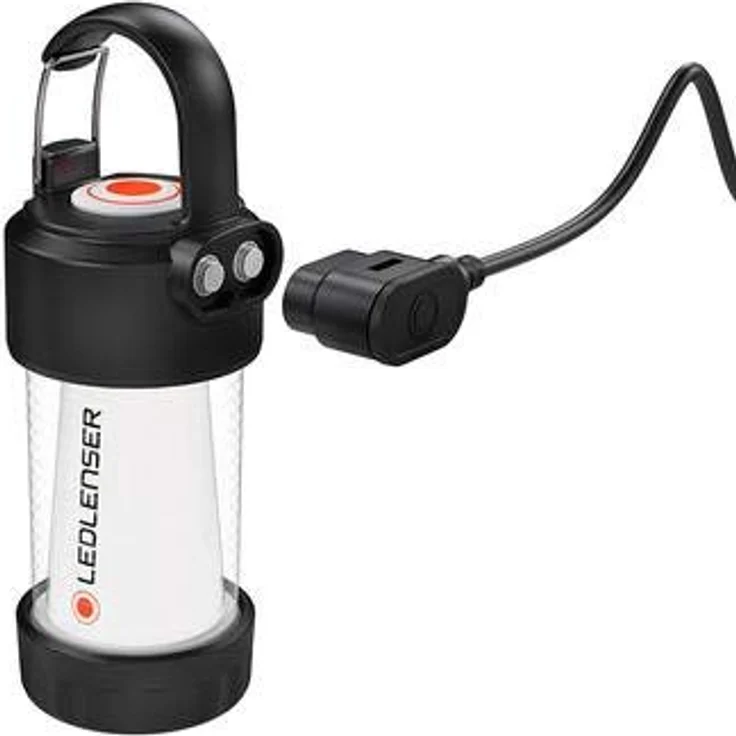 Ledlenser ML4 Warm Light LED Laterne, aufladbar 14500 Akku, 300 Lumen, blendfrei (patentiert), bis 40h Laufzeit, Rotlicht, 1xAA Batteriebetrieb möglich, Karabiner, Outdoor, Camping – Bild 3