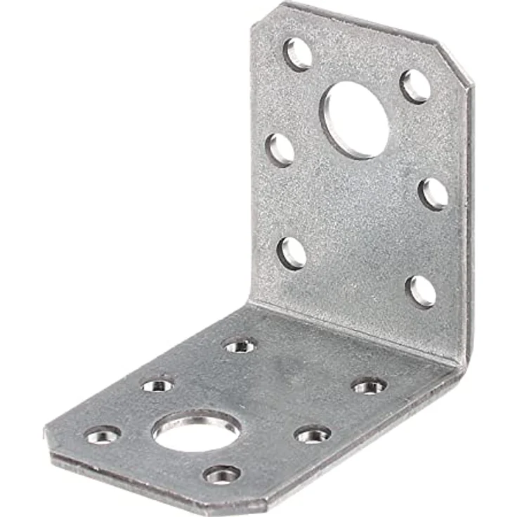 GAH Alberts Winkelverbinder, 50 x 50 x 35 mm, verzinkt | Holzverbinder-Winkel, Stahl – Bild 2
