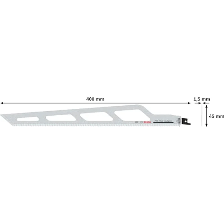 Bosch Professional Säbelsägeblatt S 2013 AWP Precision for Fiber Insulation (Faserdämmstoffe, 400 x 45 x 1,5 mm, Zubehör Säbelsäge) - Preisvergleich – Bild 3