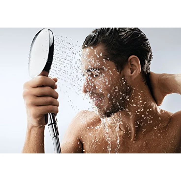 hansgrohe Raindance Select E 120 Duschkopf, 3 Strahlarten, Weiß/Chrom – Bild 3