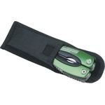 Brüder Mannesmann M10272 Werkzeuge Kombizange Multitool, 11 Werkzeuge in 1, Stahl grün/schwarz