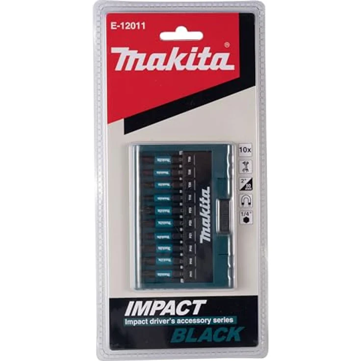 Makita Bit-Sortiment Bit-Set Satz 10tlg. PH/PZ/T 50mm Impact Black – Bild 4