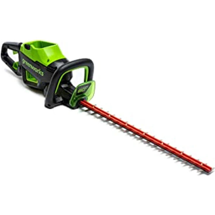 Greenworks GD60HT66, 60V Akku-Heckenschere mit 66 cm Schnittlänge, Li-Ionen, ohne Akku, doppelten Klingen und drehbarem Griff – Bild 2
