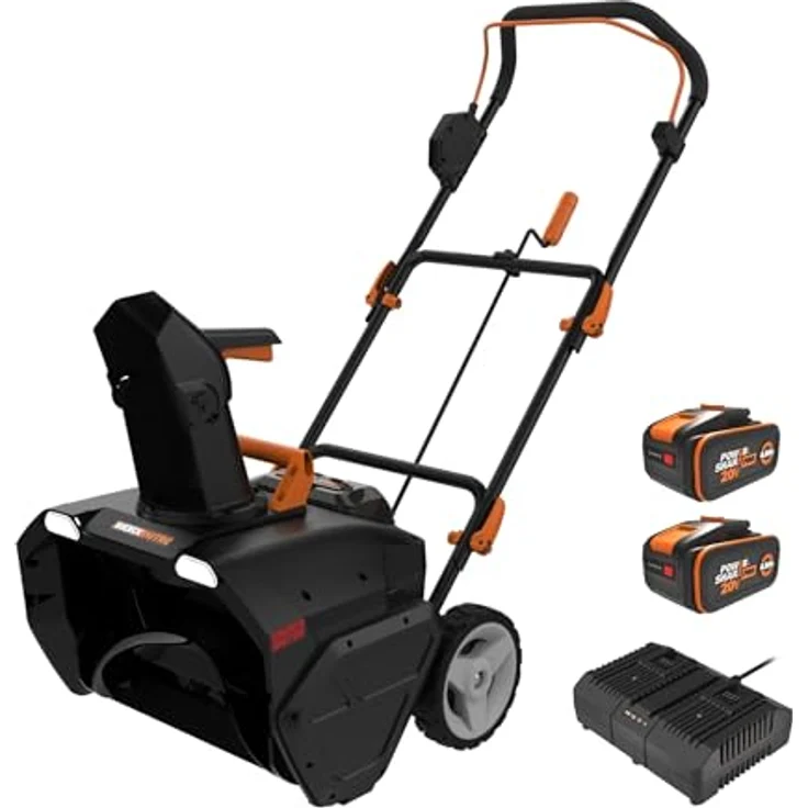 Worx Nitro WG471E, Akku-Schneefräse 40V mit 51 cm Räumbreite, bürstenloser Motor, leise und leistungsstark – Bild 1