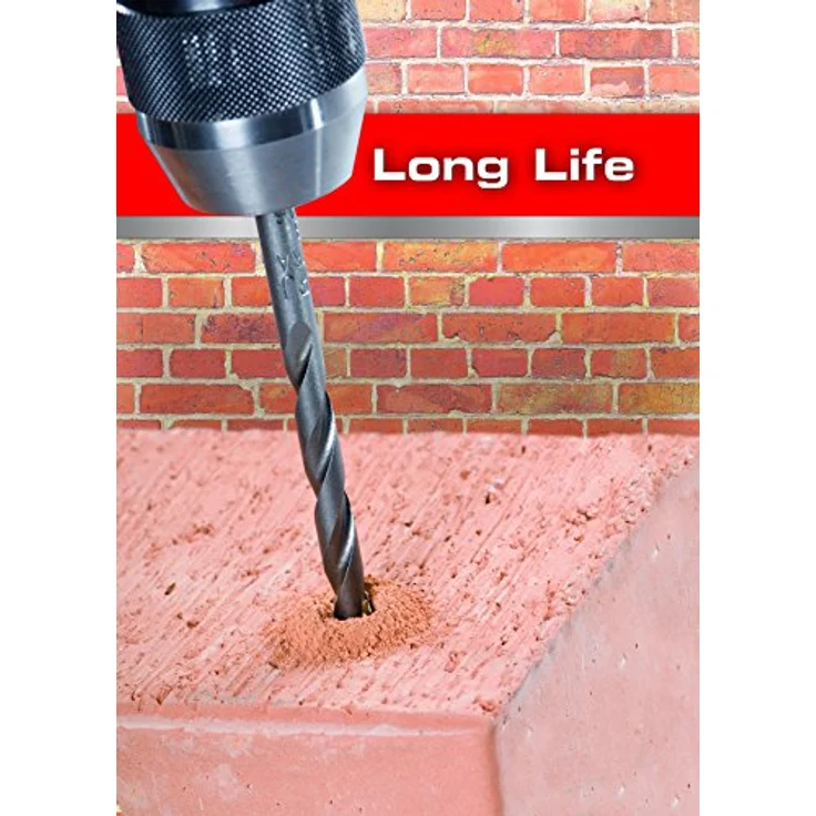 alpen Hartmetall-Steinbohrer Long Life, DIN ISO 5468, Durchmesser 14 mm, L1 150 mm, L2 90 mm, 11701400100 – Bild 3