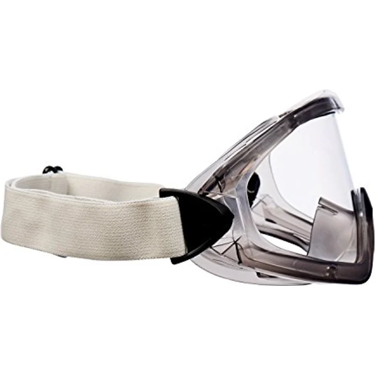 3M Vollsichtbrille 2890 - Arbeitsschutzbrille mit AS, AF & UV Beschichtung für mechanische Arbeiten bei erhöhter Luftfeuchtigkeit,130mm,Grau – Bild 4