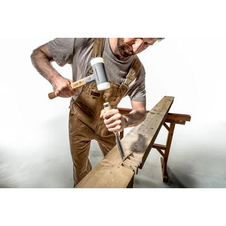 SUPERCRAFT-Schonhämmer, mit schwingungsdämpfendem, ergonomisch geformtem und lackiertem Hickorystiel | Ø=40 mm | 3366.040 – Bild 15