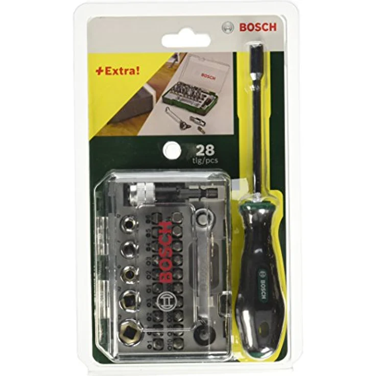 Bosch Professional 27-teiliges Mini-Ratschen-Set + Handschraubendreher – Bild 2