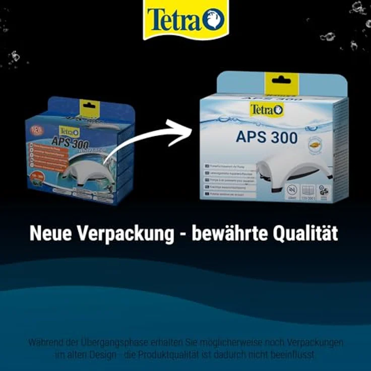 Tetra APS 300 Aquarium Luftpumpe - leise Membran-Pumpe für Aquarien von 120-300 L, weiß – Bild 2