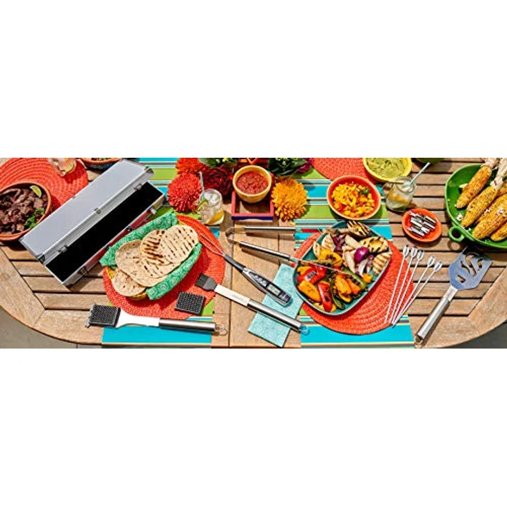Cuisinart 14 Deluxe Grillbesteckset Grillwerkzeug, Edelstahl – Bild 9