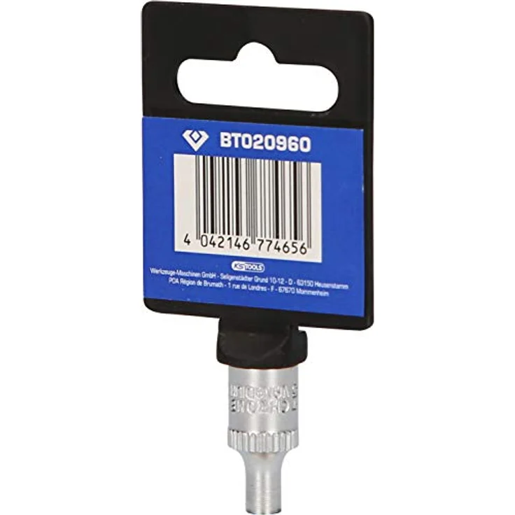 Brilliant Tools Bit- und Steckschlüsselset BT020960, 1/4" Torx-E-Stecknuss E4, Chrom-Vanadium-Stahl, matt verchromt – Bild 8