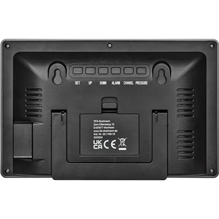 TFA D3080 Funkwetterstation, Wetterstation mit präziser Wettervorhersage, Silber – Bild 6