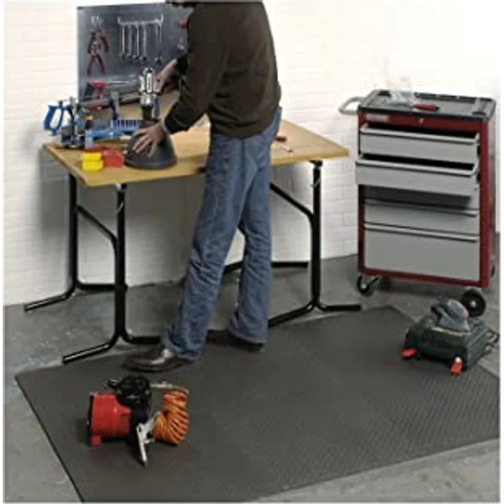 Katrin Bodenschutzmatte, Mehrzweckmatte aus hochdichtem Schaumstoff, 60 x 60 cm, 12 mm dick, für Sport und DIY-Workshops – Bild 2