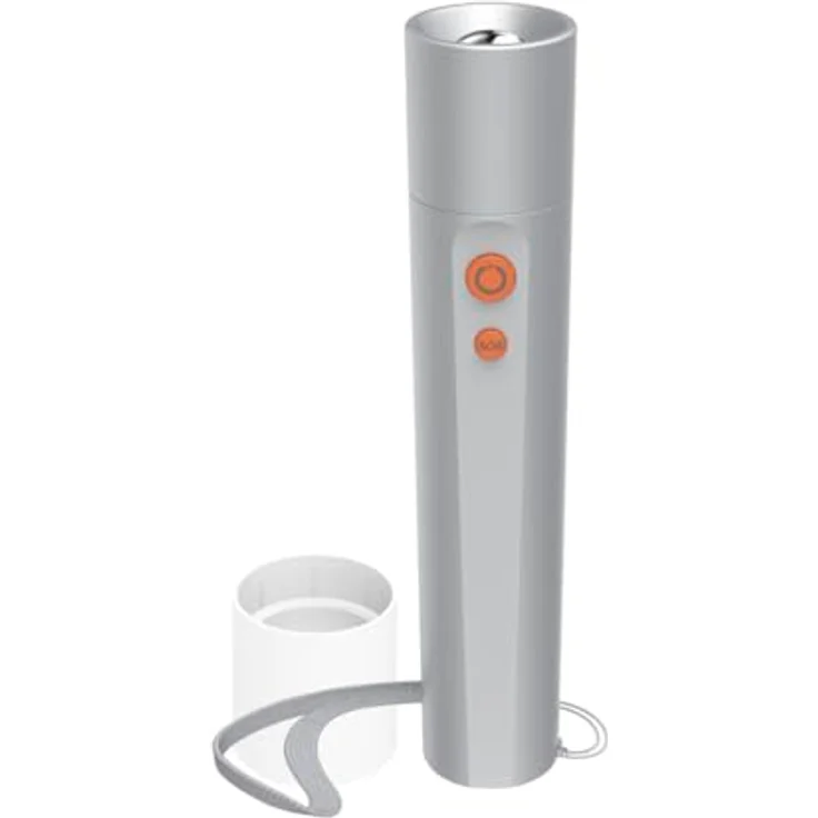 Hama LED-Taschenlampe Aluminium, 250 Lumen, robust, 3 Modi + SOS, wiederaufladbar, ideal für Camping und Notfälle – Bild 2