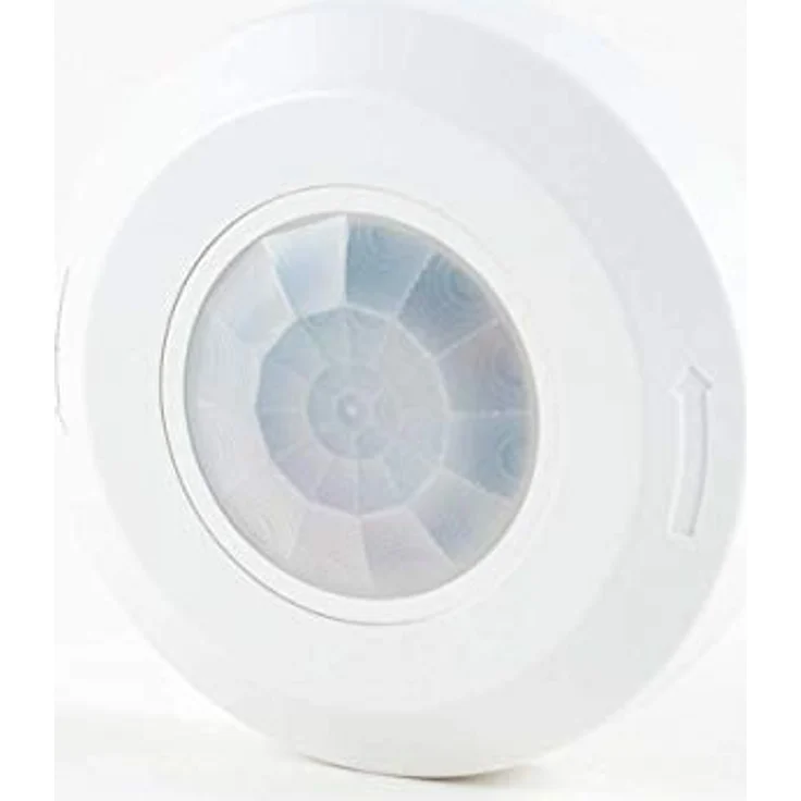 world-trading-net MINI Decken-Bewegungsmelder 400W, LED geeignet, 360° Erfassungswinkel, stufenlos einstellbare Einschaltdauer und Lichtempfindlichkeit – Bild 2