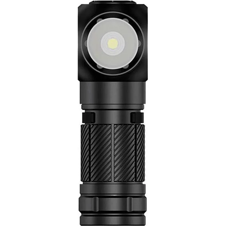 Superfire TH03 Multifunktions-Taschenlampe, 400 lm, Handlampe und Stirnlampe mit 180° einstellbarem Beleuchtungswinkel, 5 Modi
