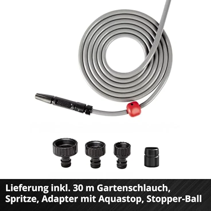 Einhell Schlauchtrommel GE-HR 18/30 Li-Solo, Automatisches Aufrollen, UV-beständiger Gartenschlauch, ohne Akku und Ladegerät – Bild 6