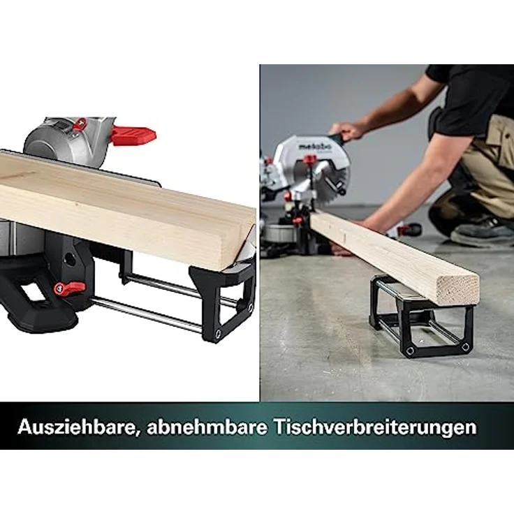 Metabo KGS 18 LTX BL 216 614216850 Akku-Kappsäge (18V, mit Zugfunktion, Klasse M, mit Sägeblattneigung, robuste Bauweise) – Bild 2