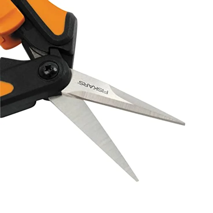 Fiskars Microtip Gartenschere SP13, Länge 21,5 cm, Hochwertige Stahlklingen-Kunststoff Griff, Schwarz-Orange, Solid, 1051600 mittelgroß – Bild 5