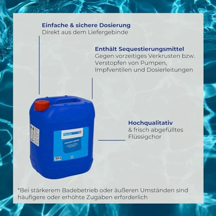24,5 kg - PoolsBest® Chlor-Flüssig (Flüssigchlorbleichlauge) – Bild 4