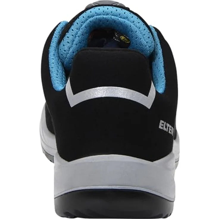 Elten Impulse Lady Boa Aqua Low ESD S1P Sicherheitsschuhe, Stahlkappe, wasserabweisende PU/PU-Sohle, schwarz, Größe 37 – Bild 6
