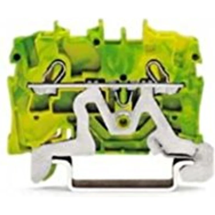 Wago Topjob Reihenklemme S 2002-1207, 2-Leiter Verbindungsklemme, 2,5 mm², grün, Push-in CAGE CLAMP Technik – Bild 2