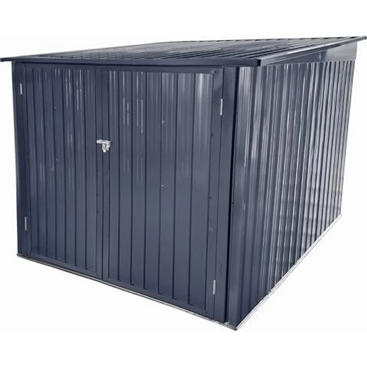 Albatros Premium Fahrradgarage, verzinktes Metall in Anthrazit (RAL 7016) für bis zu 4 Fahrräder, wetterfest und stabil, 259x313x192cm – Bild 6