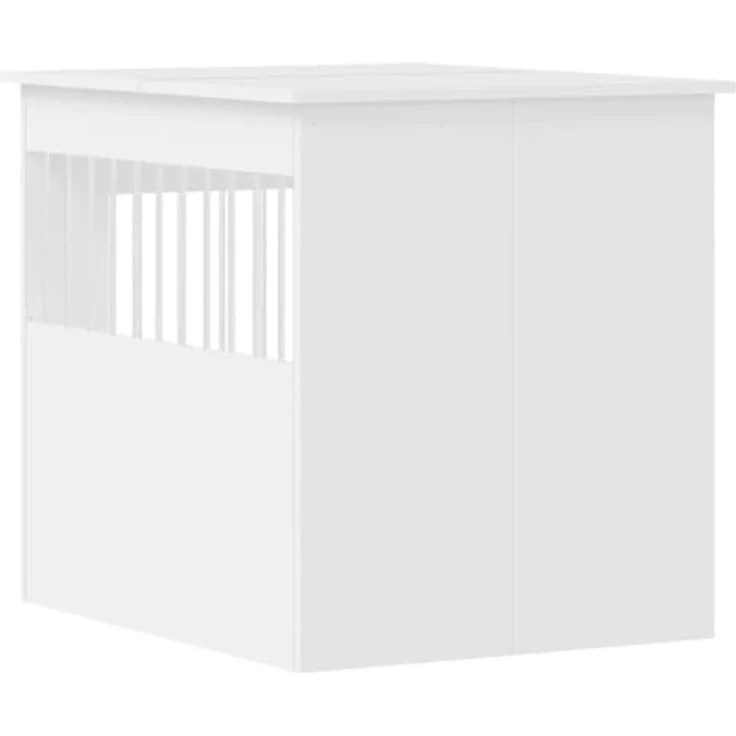 vidaXL Käfigschrank für Hunde, Weiß, 64,5 x 80 x 71 cm – Bild 5
