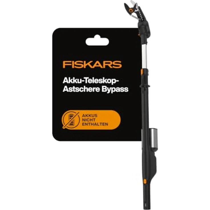 Fiskars Akku-Teleskop-Astschere Bypass, Sologerät für Äste bis 32 mm Durchmesser, ohne Akku und Ladegerät – Bild 1