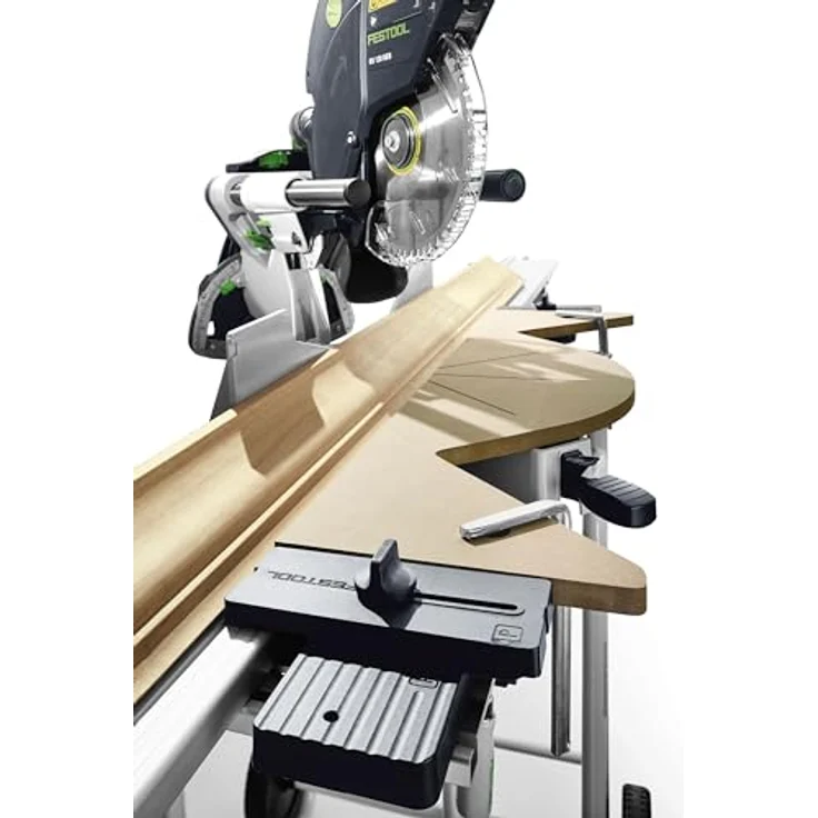 Festool Winkelabstützung AB-KA-UG/2, Zubehör für einfaches Zuschneiden von Kranzprofilen und Tischverbreiterung, passend für KS 120, KS 88, KS 60, KSC 60 – Bild 2
