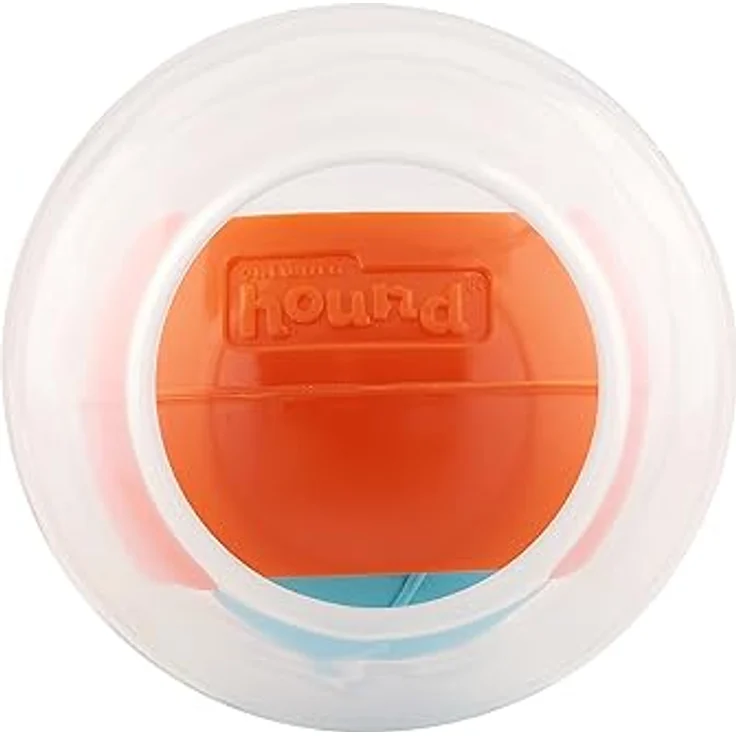 Outward Hound Nina Ottosson Dog Rumble Puzzle - Interaktives Intelligenzspielzeug - Spielball für Hunde mit Leckerli-Labyrinth, blau – Bild 1