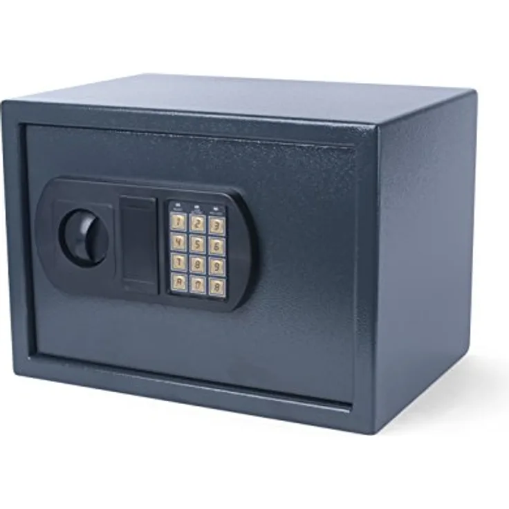 Pavo 8037483 Wand/Tisch Tresor 35x25x25 cm-Safe mit elektronischem Zahlenschloß