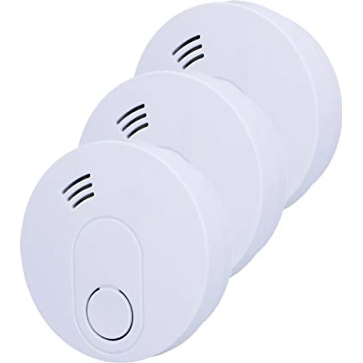UNITEC Rauchwarnmelder 3x Lithiumb 3131 WS Q-Label, 3 Stück, Weiß, 46750 – Bild 2