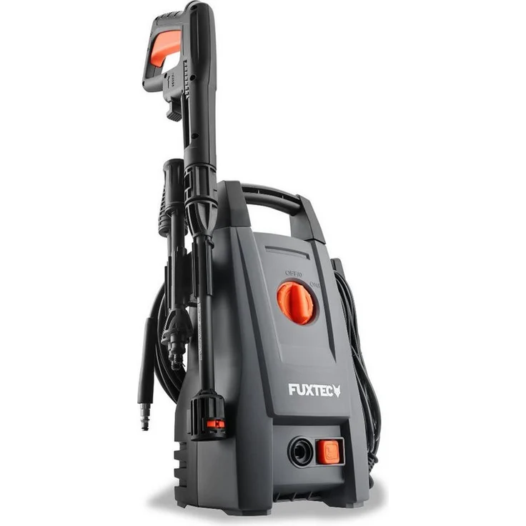 FUXTEC Hochdruckreiniger FX-HDR1400, Leistungsstarker Reiniger mit 1400 Watt und optionalem Reinigungsmittelflasche – Bild 1