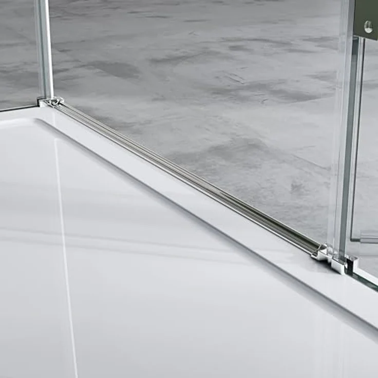 Mai & Mai Duschkabine R04k, Eckdusche 70x100cm mit 6mm ESG Sicherheitsglas und NANO-Beschichtung, Klarglas – Bild 6