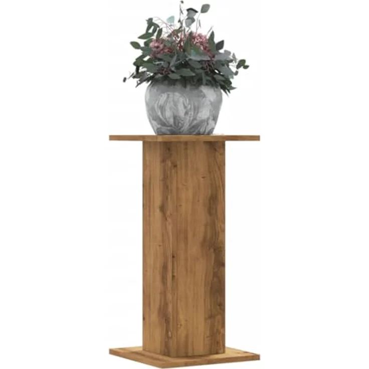 vidaXL Blumenständer Pflanzenständer 2 Stk Artisan-Eiche 30x30x60 cm Spanplat – Bild 3