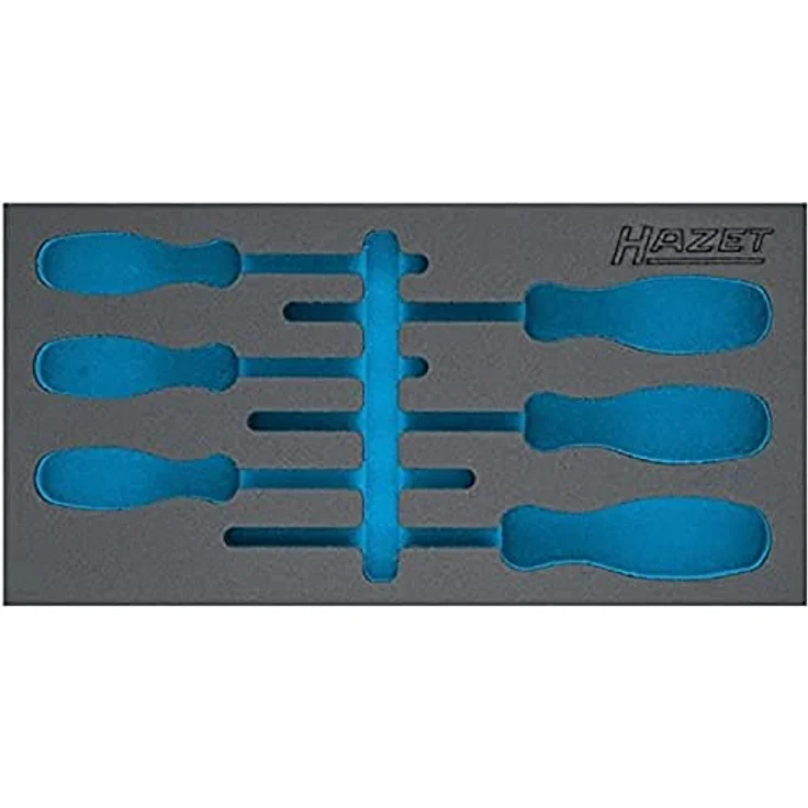 Hazet 2-Komponenten Weichschaumeinlage 163-266L, Ordnungssystem mit präzisen Aussparungen, 342 mm x 172 mm, made in Germany – Bild 2