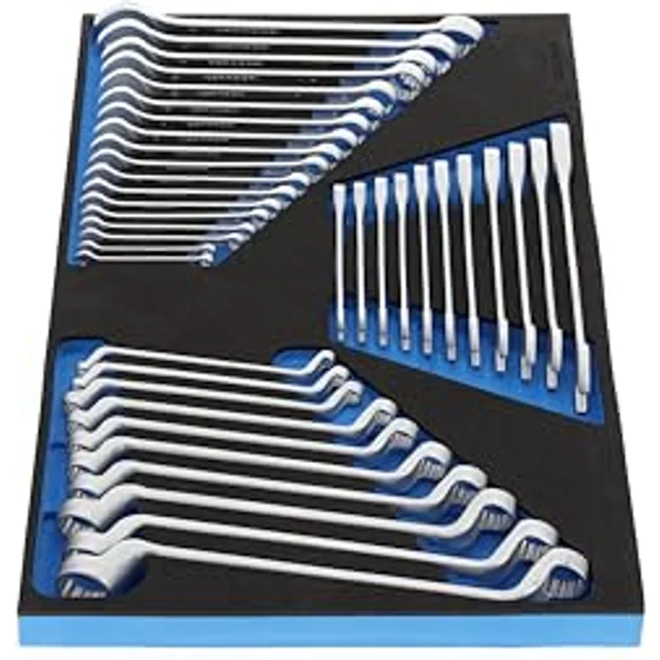 Gedore Ring-Maulschlüssel-Sortiment, 39-tlg. in Check-Tool-Modul mit bestücktem Werkzeug, Maße 633 x 390 x 35 mm – Bild 4