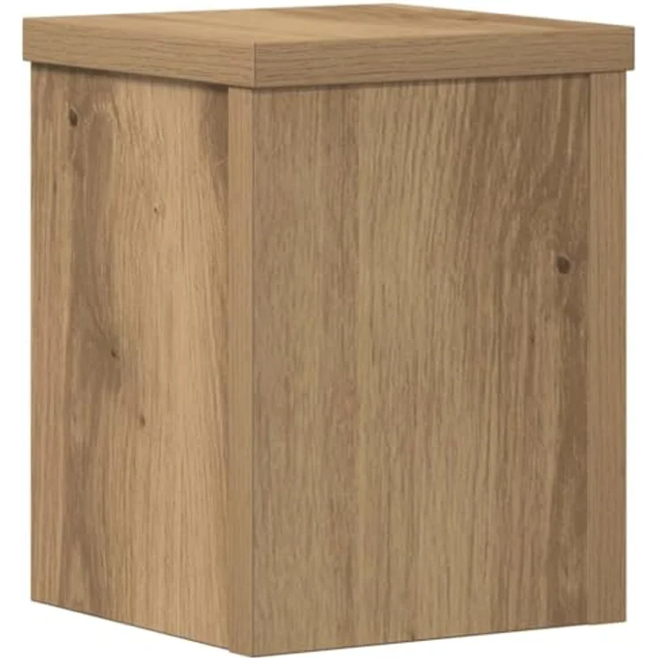 vidaXL Pflanzenständer 2er Set Artisan-Eiche, 15x15x20 cm, robuster Holzwerkstoff, leicht zu reinigen – Bild 4