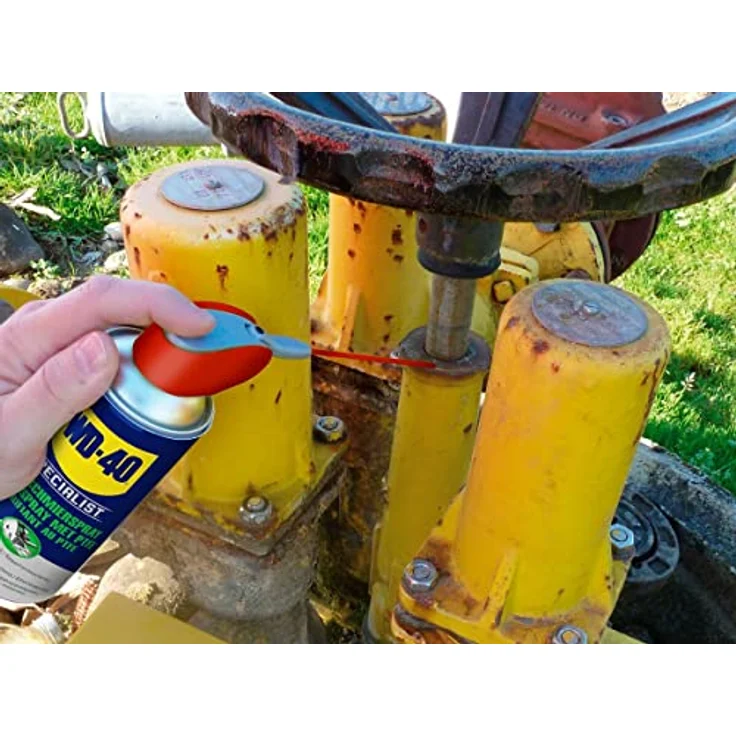 WD-40 PTFE-Schmierspray 'Specialist' 300 ml, vielseitiges Schmiermittel für Metalle, Glas, Vinyl, Kunststoffe und Gummi – Bild 4
