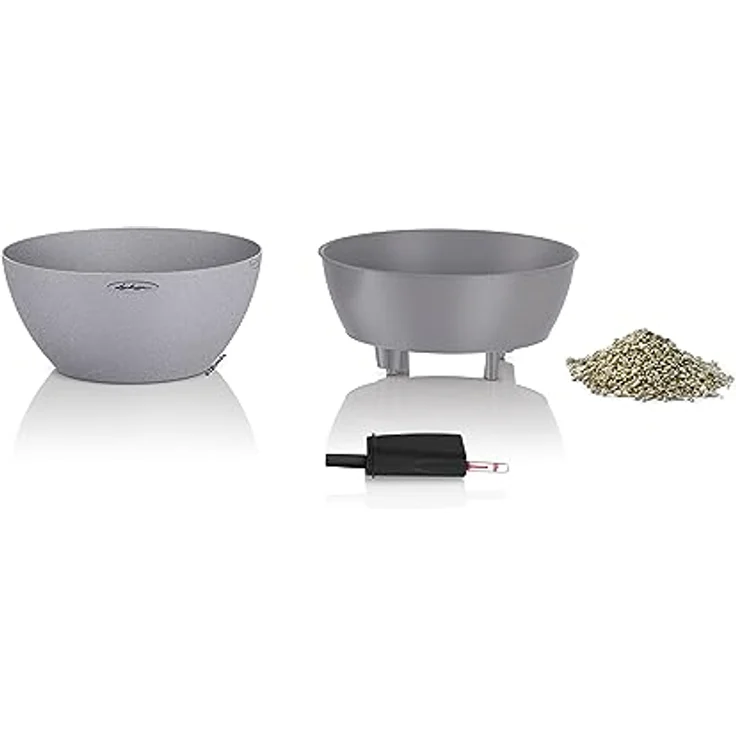 LECHUZA CUBETO Stone 30 steingrau 13830 – Bild 3