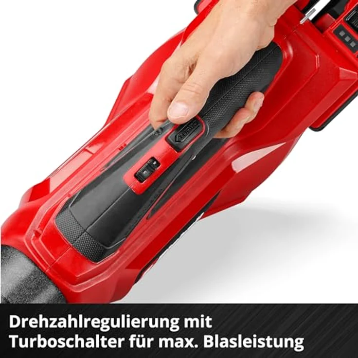 Einhell Akku-Laubbläser Professional GP-LB 36/230 Li E BL-Solo, 36 V Twin-Pack, bürstenloser Motor, 890 m³/h Blasleistung, ergonomisches Design, ohne Akku und Ladegerät – Bild 7