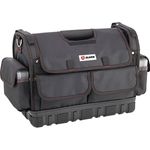 Alarm Werkzeugtasche 56070038, unbestückt, kompakt mit verstellbarem Trageriemen, wasserfestem Gummiboden und vielseitiger Innenaufteilung (480 x 225 x 32 mm)