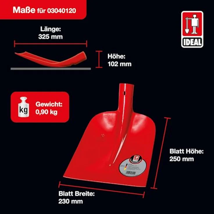 Ideal Holsteiner Schaufel 3/4Grb4/0 – Bild 3