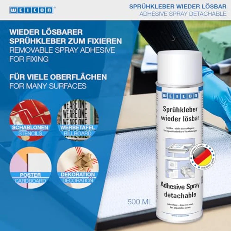 WEICON Sprühkleber 500 ml wieder lösbar - Preisvergleich – Bild 5