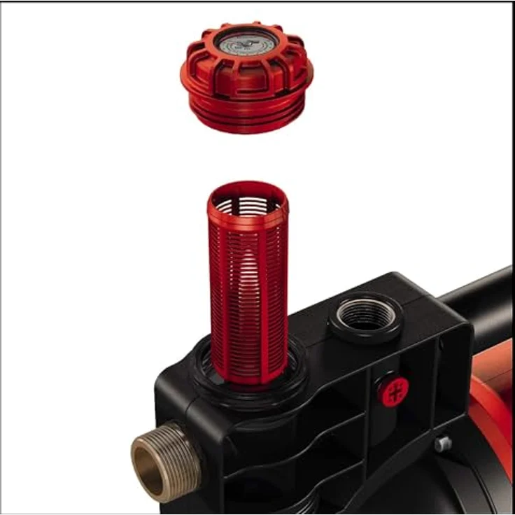 Einhell GE-GP 1246 N FS (1.200 Watt, 4.600 l-h, 5 bar Förderdruck, Wasserfüll--Schmutz--Sauganzeige, Trockenlaufsicherung, Brüh--Thermoschutz, Flow-Sensor m. LED, Rückschlagventil) – Bild 4