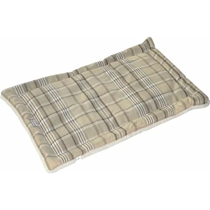 nanook XL Hundedecke Katzenliege flauschig weiche Wärmedecke für Hunde und Katzen waschbar beige 70x45cm – Bild 3