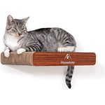 Pfotenolymp® Wandkratzbrett/Kratzbrett/Kratzmatte Katze – Wandliege mit Wandbefestigung- Kratzpappe/Katzenkratzbrett/Wandbrett 44 x 29 cm