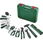 Bosch Handwerkzeug-Set Advanced, 52-teilig (Set mit hochwertigen Werkzeugen für erfahrene Heimwerker; lange Lebensdauer; hochwertige Materialien; ergonomisches Design)